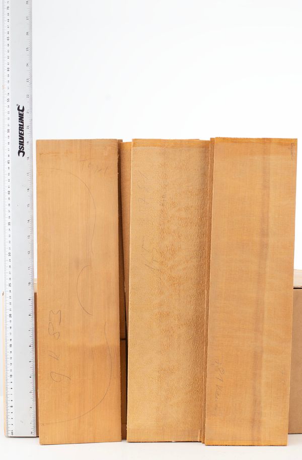 An assortment of wood, spruce