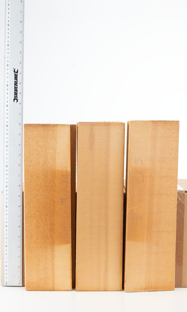 Four violin fronts, spruce