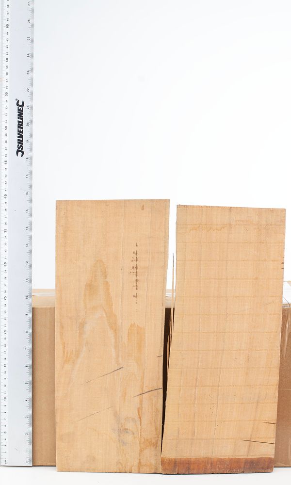 One violin back, poplar