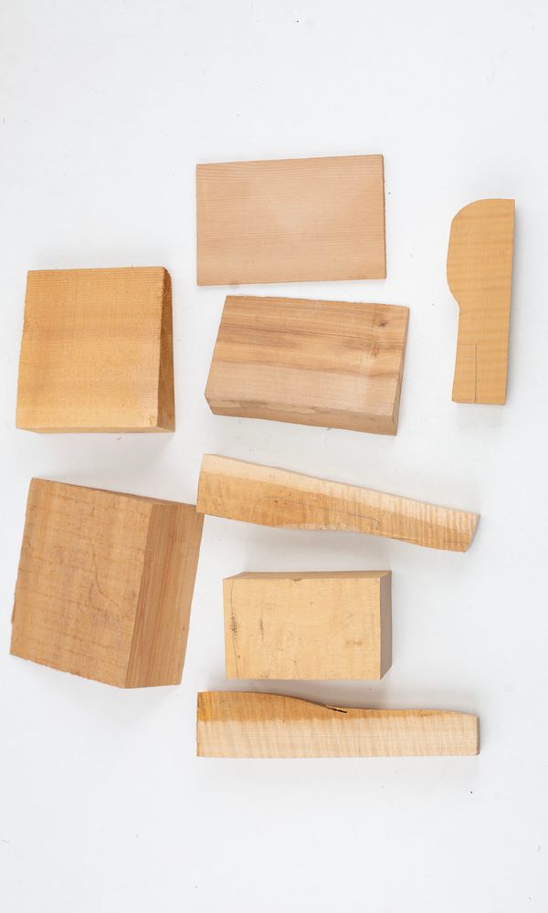An assortment of wood
