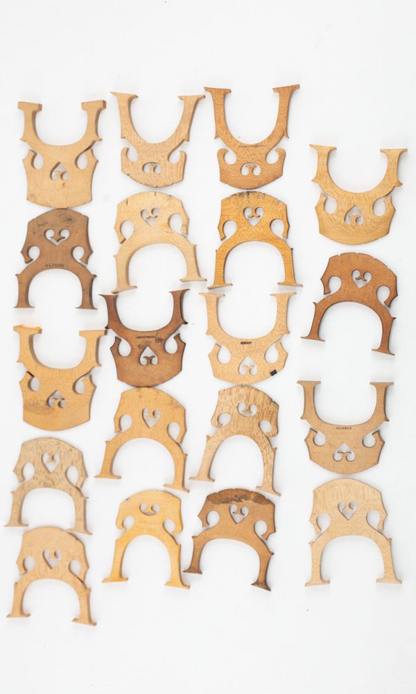 Nineteen cello bridges