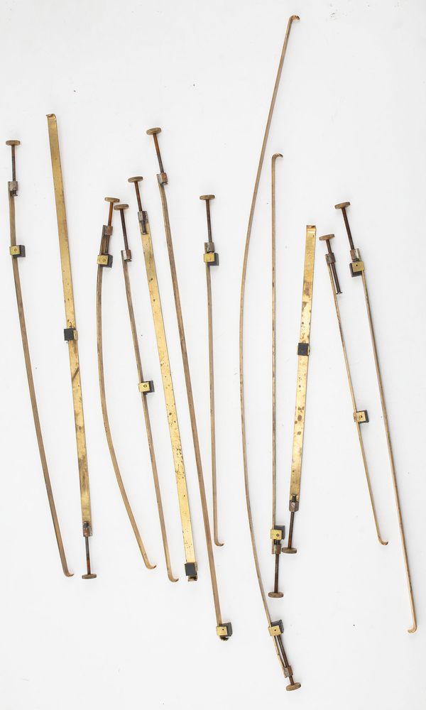 A box of repair clamps, varying sizes