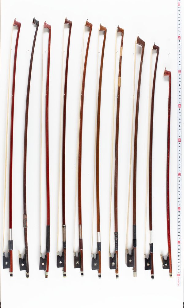 A bundle of twenty bows, varying sizes