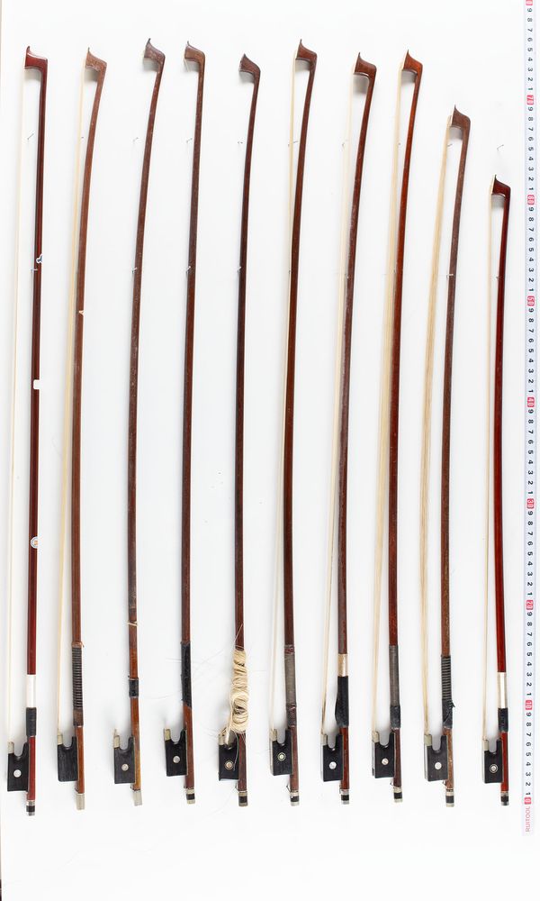 A bundle of twenty bows, varying sizes