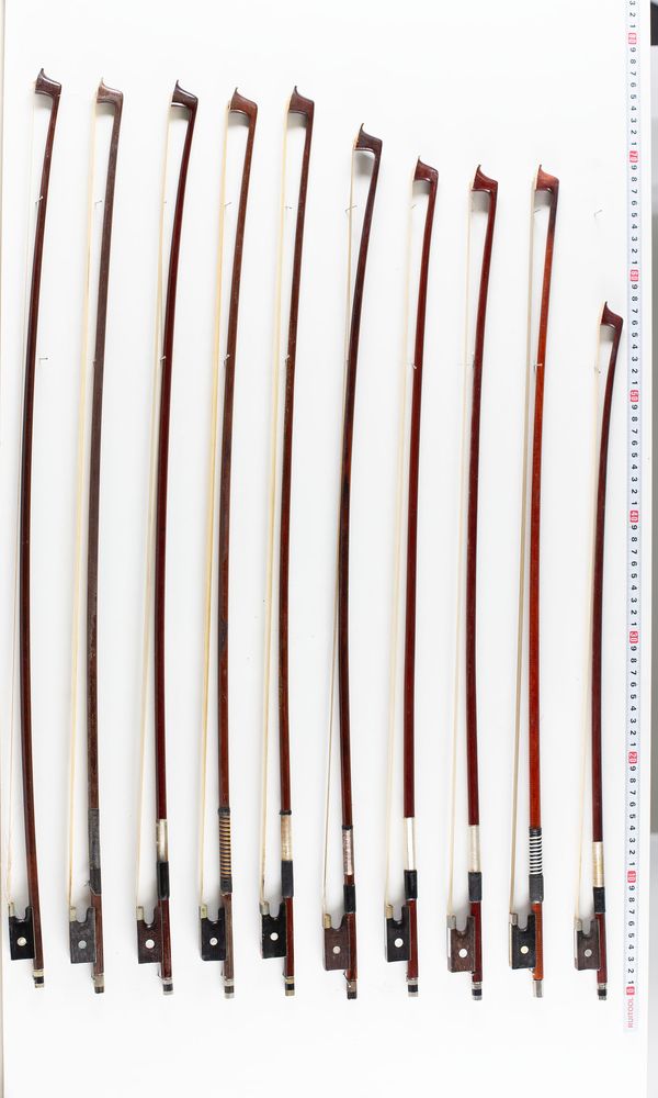 A bundle of twenty bows, varying sizes