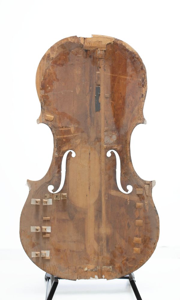 A restoration project - front, back and ribs of a cello - Photo 3