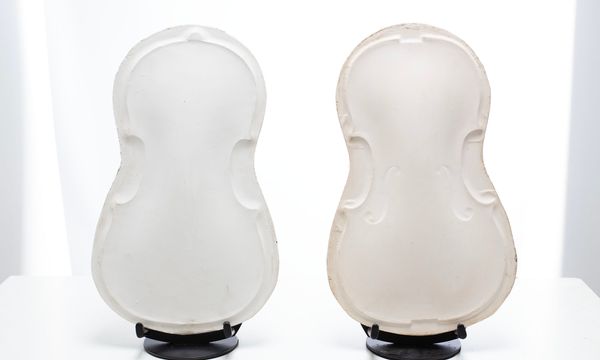 Six violin plaster casts - Photo 3