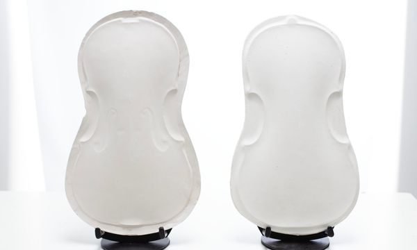 Six Del Gesù violin plaster casts - Photo 2