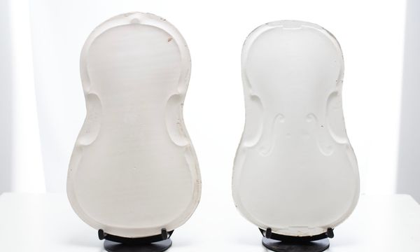 Six Del Gesù violin plaster casts
