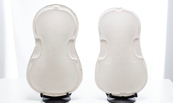 Seven Stradivari violin plaster casts