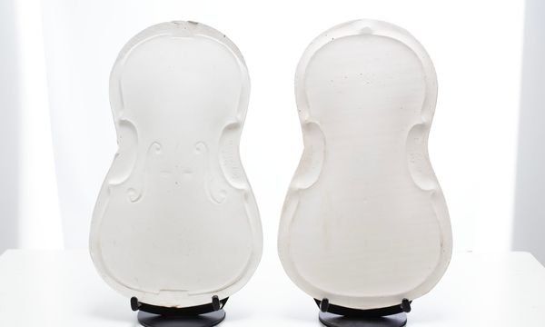 Four Del Gesù violin plaster casts - Photo 2