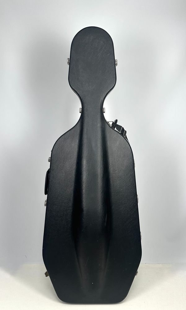 A cello case, unbranded