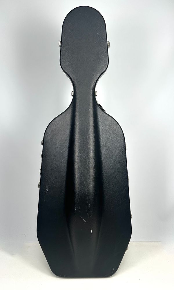 A cello case, unbranded