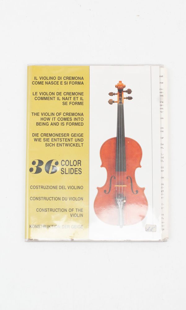 Construction of the violin, 36 Slides
