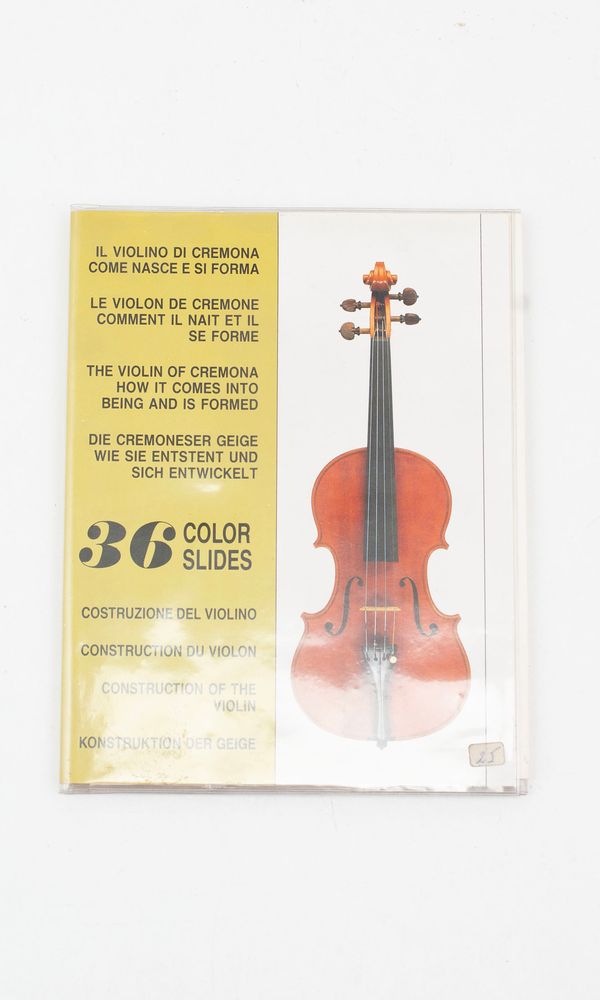 Construction of the violin, 36 Slides
