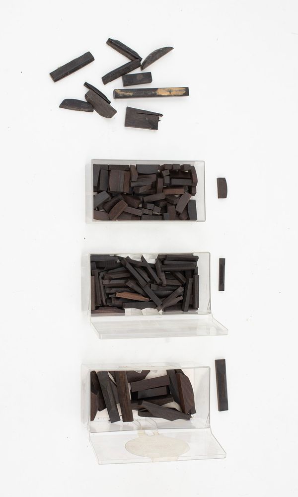 A large quantity of nuts, various sizes (unfinished)