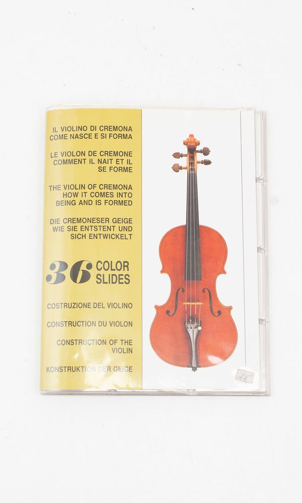 Construction of the violin, 36 Slides
