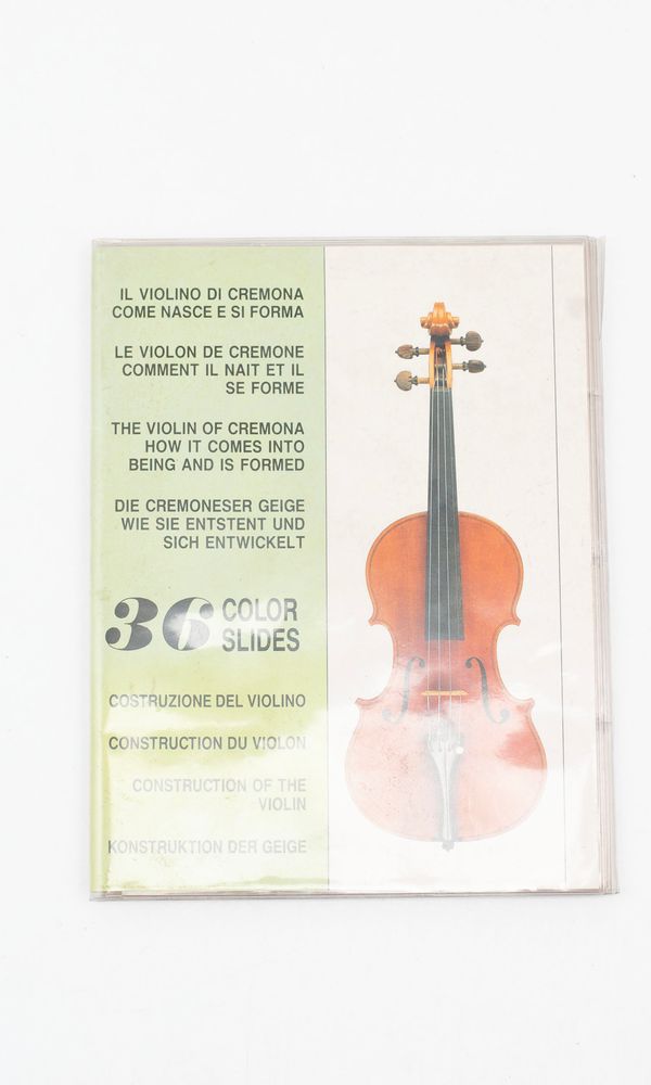 Construction of the violin, 36 Slides