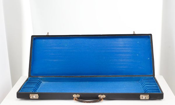 A twelve-slot bow case, unbranded