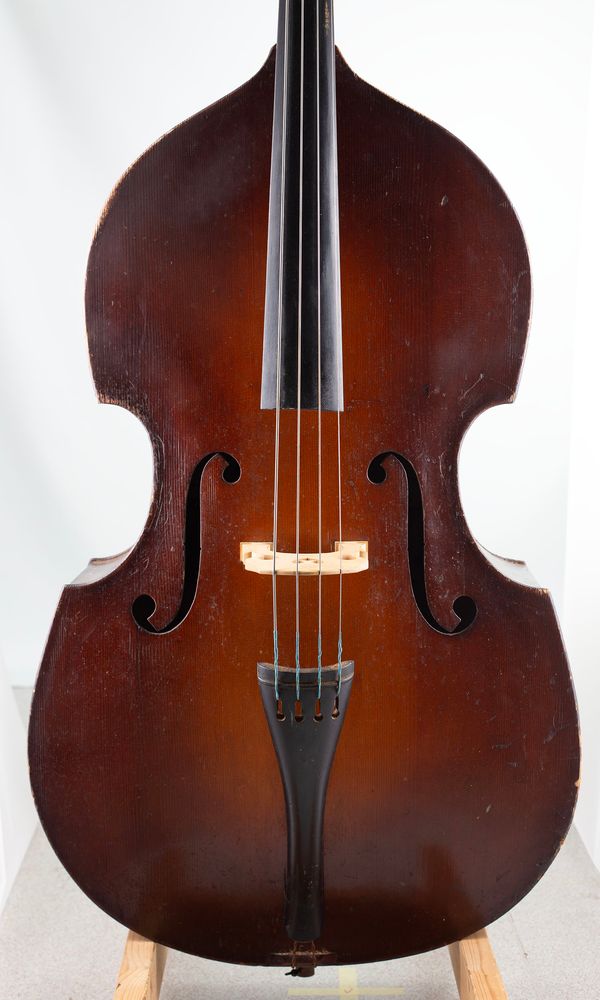 A double bass, unlabelled