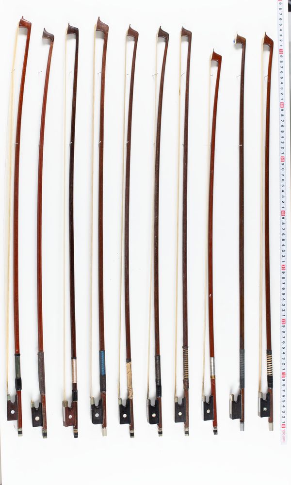 A bundle of twenty bows, varying sizes