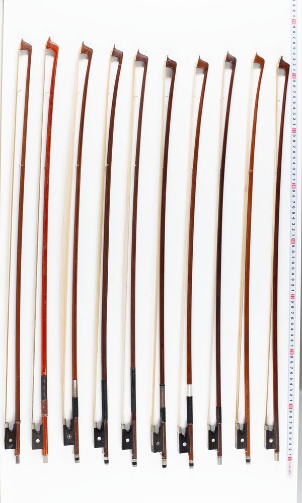 A bundle of twenty bows, varying sizes