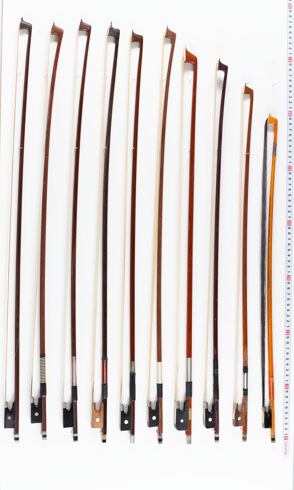 A bundle of twenty bows, varying sizes