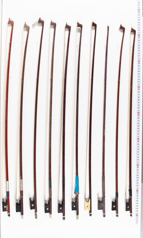 A bundle of twenty bows, varying sizes