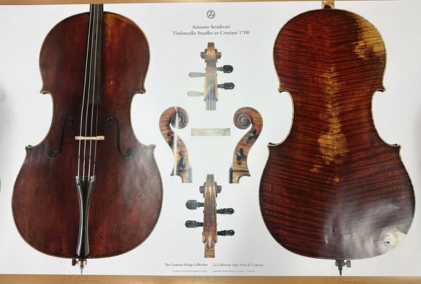 A Strad cello poster