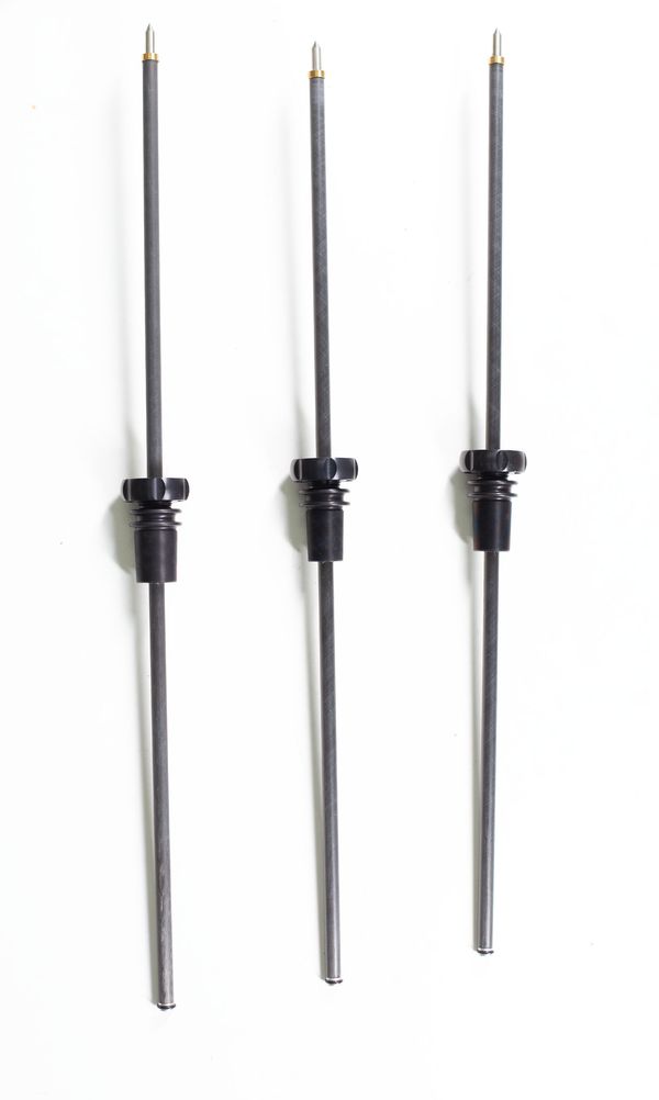 A bundle of cello endpins