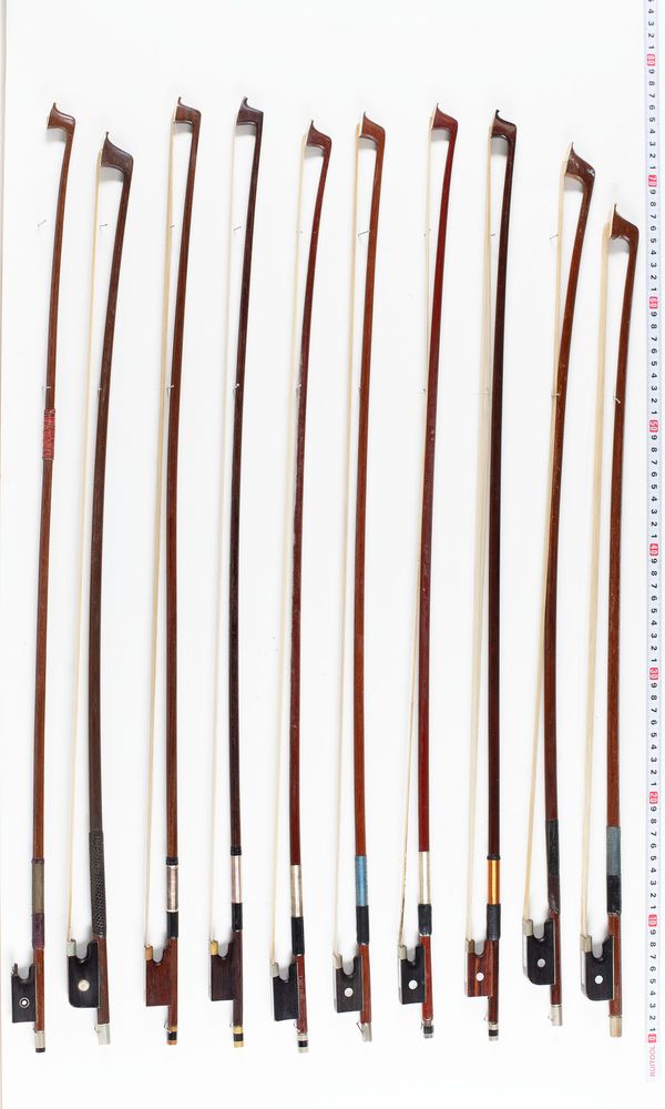 A bundle of twenty bows, varying sizes