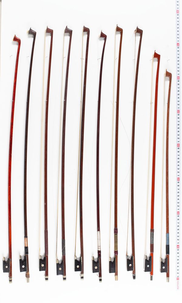 A bundle of twenty bows, varying sizes