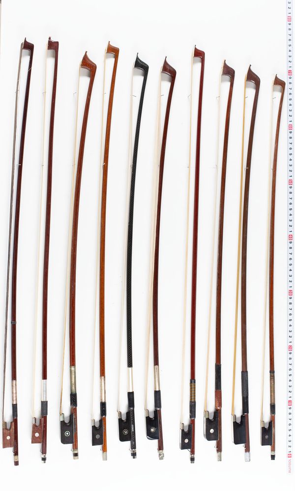 A bundle of twenty bows, varying sizes