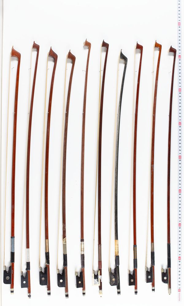 A bundle of twenty bows, varying sizes