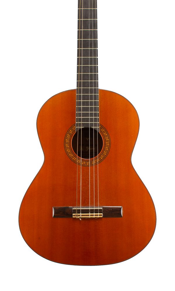 A classical guitar by K Yari,  Japan, 1973