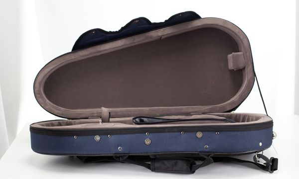 A violin case, unbranded