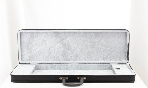 A twelve-slot bow case, unbranded