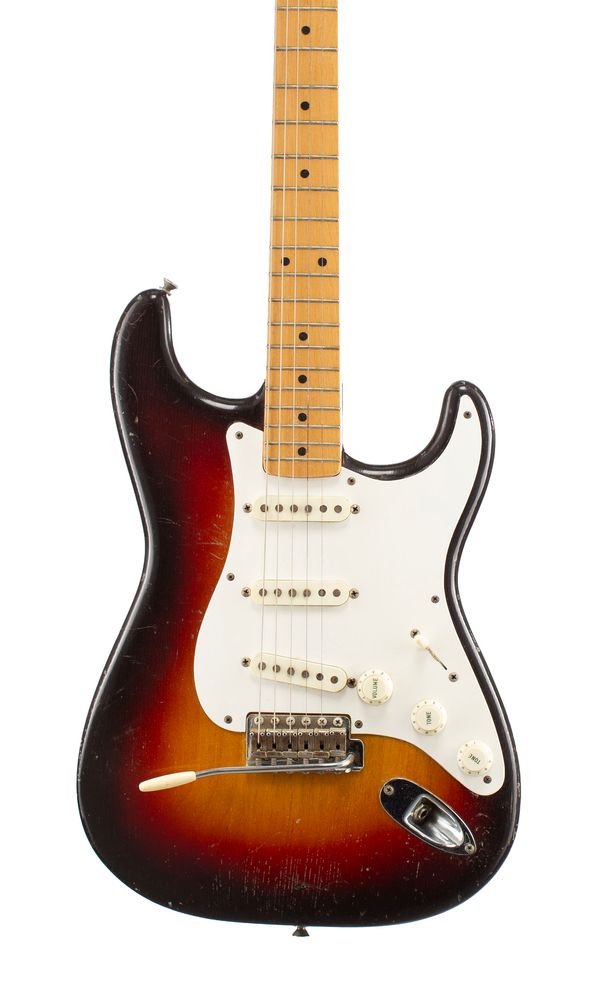 An electric guitar by Fender, Stratocaster, Fullerton, 1958