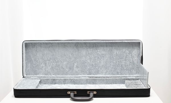 A twelve slot bow case, unbranded