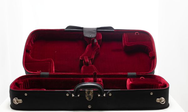 A four-pack violin case, unbranded