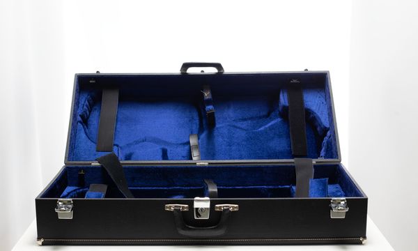 A four-pack violin case, unbranded