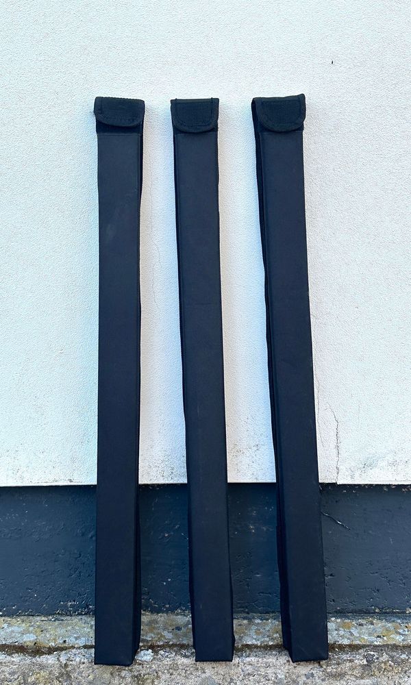 Three bow cases