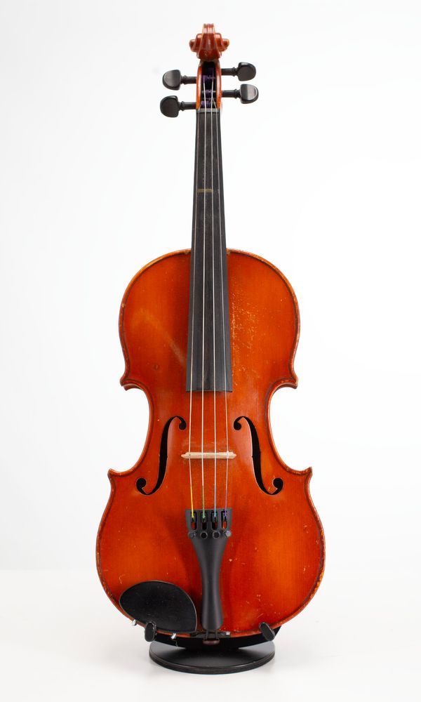 Four violins, varying sizes