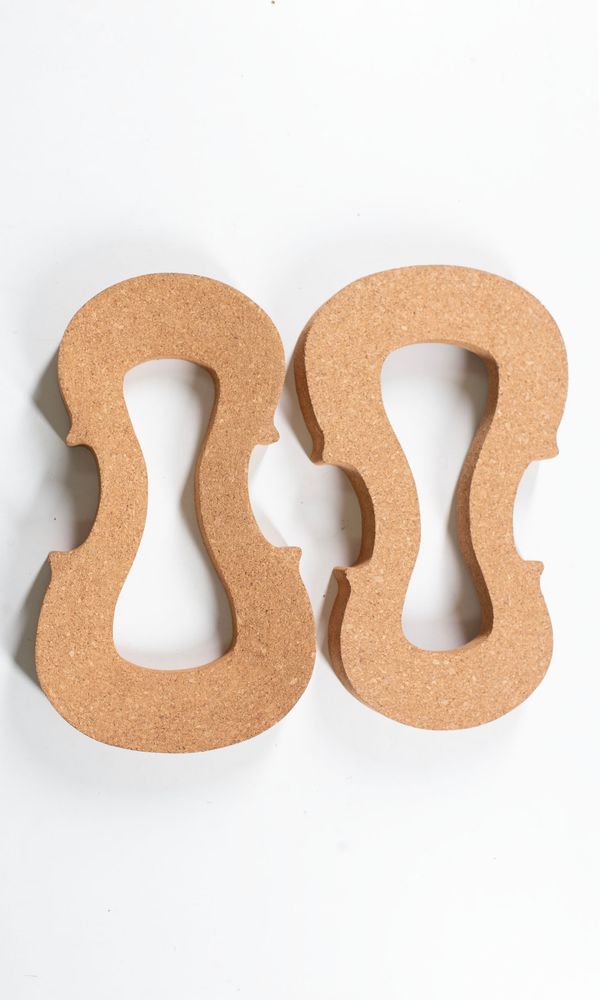 Two violin cradles