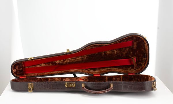 A violin case, unbranded