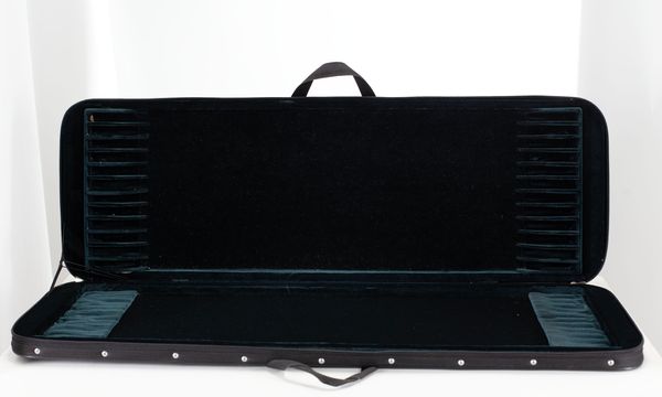 A twenty-four slot bow case, unbranded