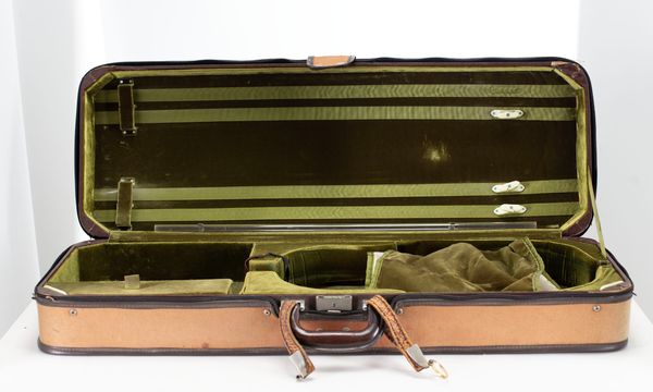 A violin case, unbranded