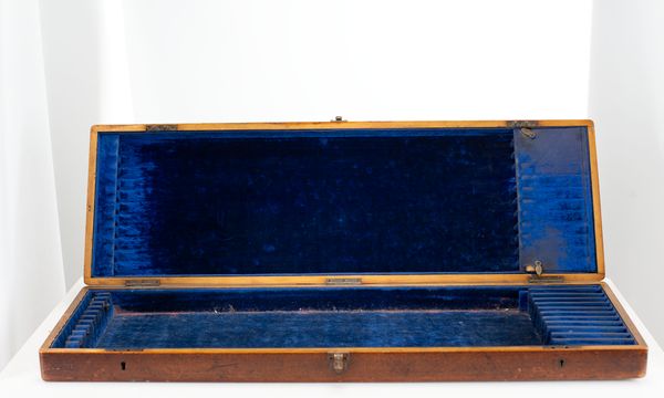 A twenty-four slot bow case, unbranded