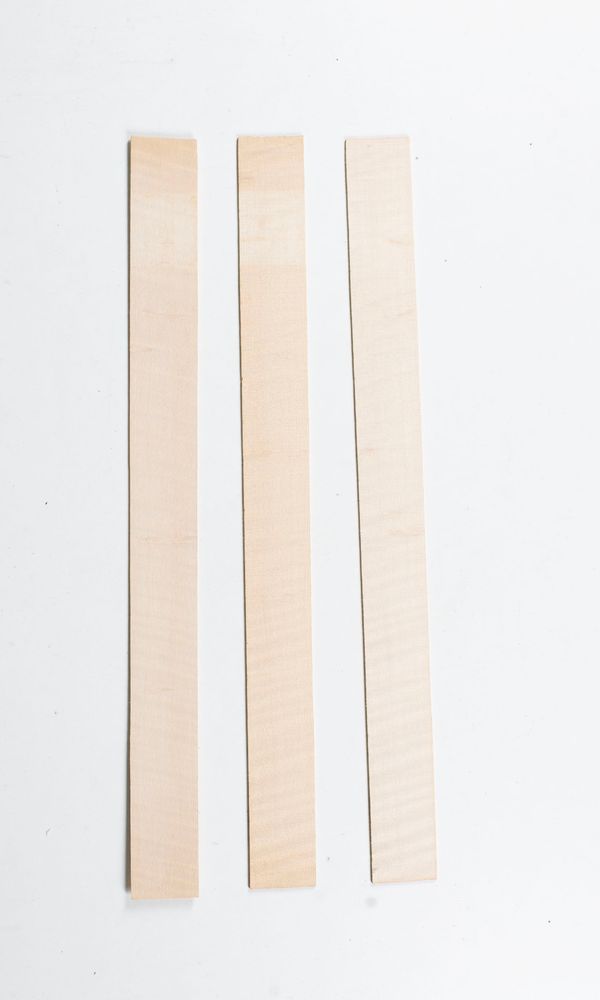Three violin ribs