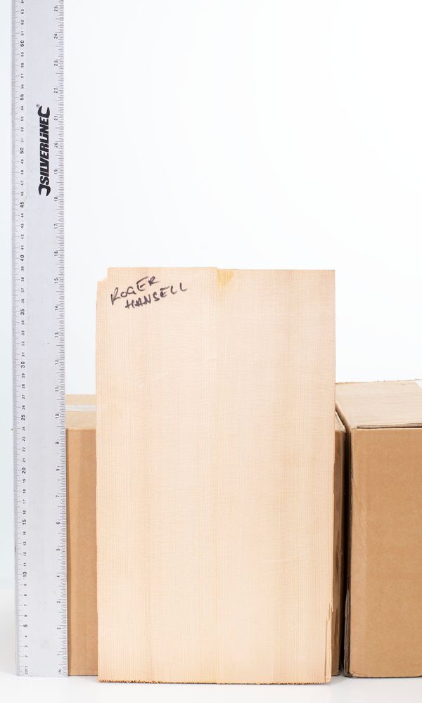 A spruce violin front